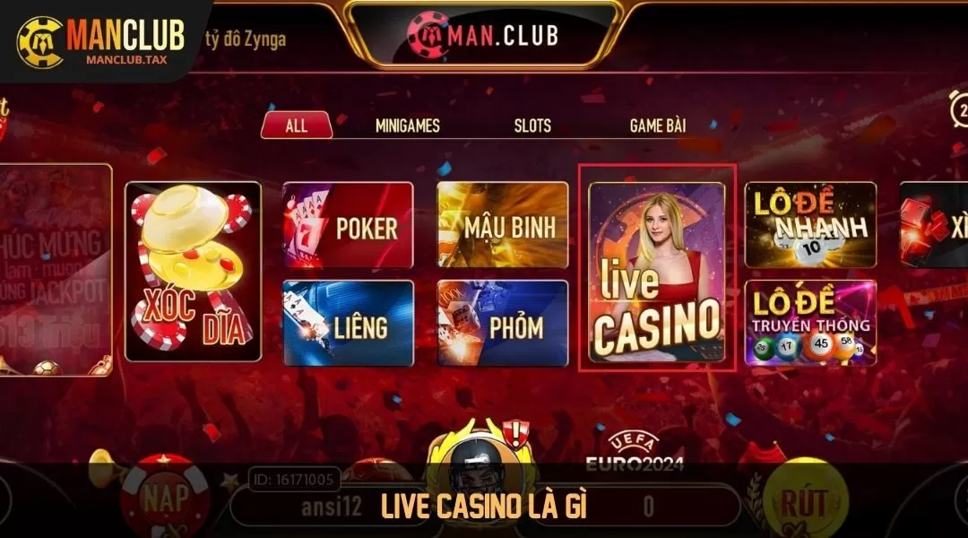 Chuyên mục giải trí Live Casino có ý nghĩa là gì