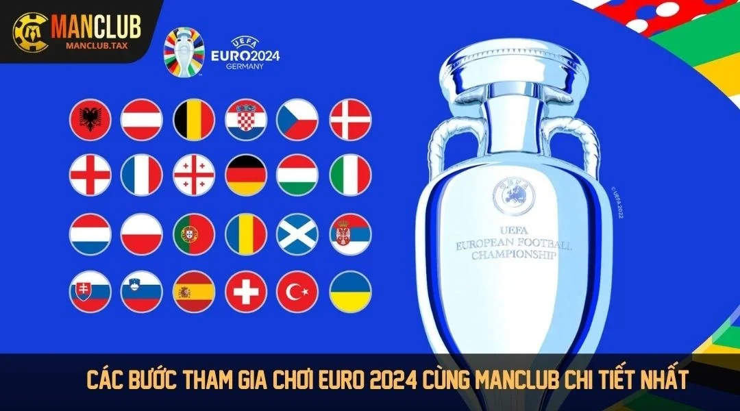 Các bước tham gia chơi Euro 2024 cùng Manclub chi tiết nhất